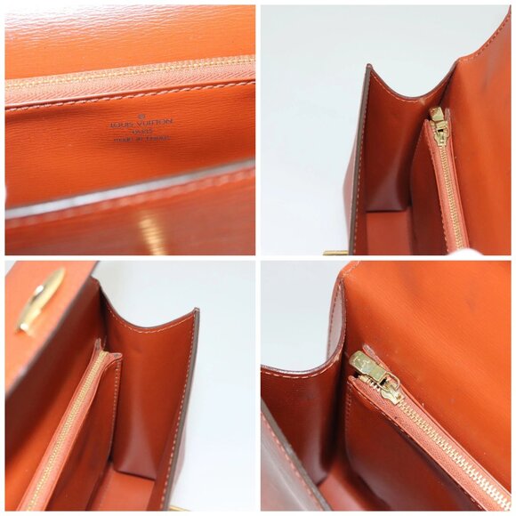LOUIS VUITTON Epi Malesherbes Hand Bag Brown - Picture 15 of 16